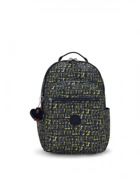 Obrázek produktu KIPLING Batoh 'Seoul College Extra' marine modrá / chladná modrá / žlutá