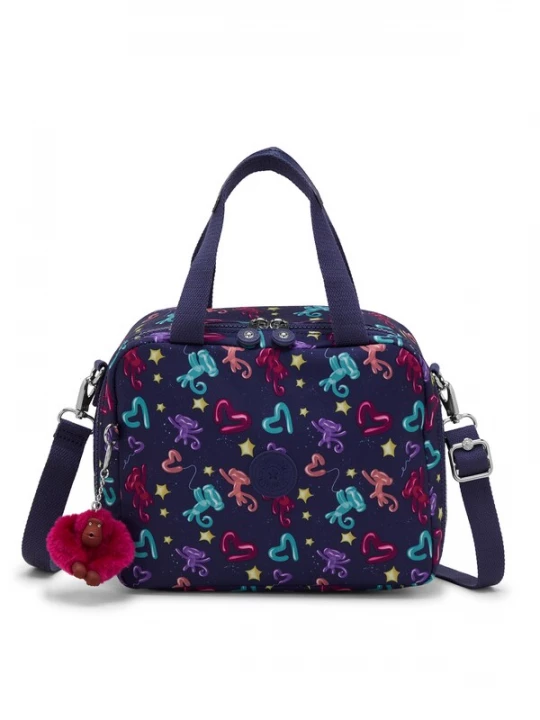 Obrázek produktu KIPLING Cestovní taška 'Miyo' tyrkysová / tmavě modrá / fialová / pink