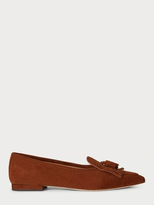 Obrázek produktu Klasické baleríny Lauren Ralph Lauren světlehnědá