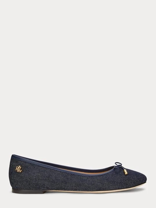 Obrázek produktu Klasické baleríny Lauren Ralph Lauren tmavomodrý denim