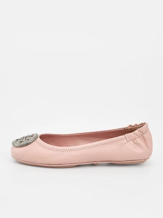 Obrázek produktu Klasické baleríny Tory Burch stříbrná barva