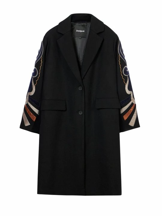 Obrázek produktu Klasický kabát Desigual černá
