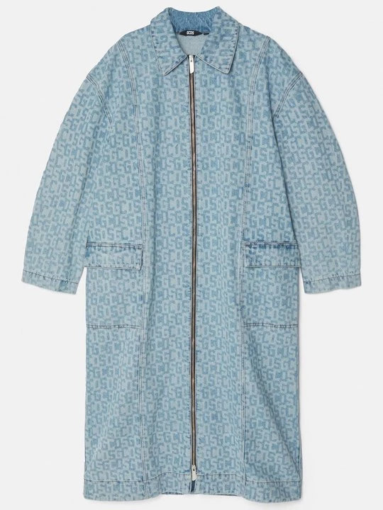 Obrázek produktu Klasický kabát GCDS modrý denim