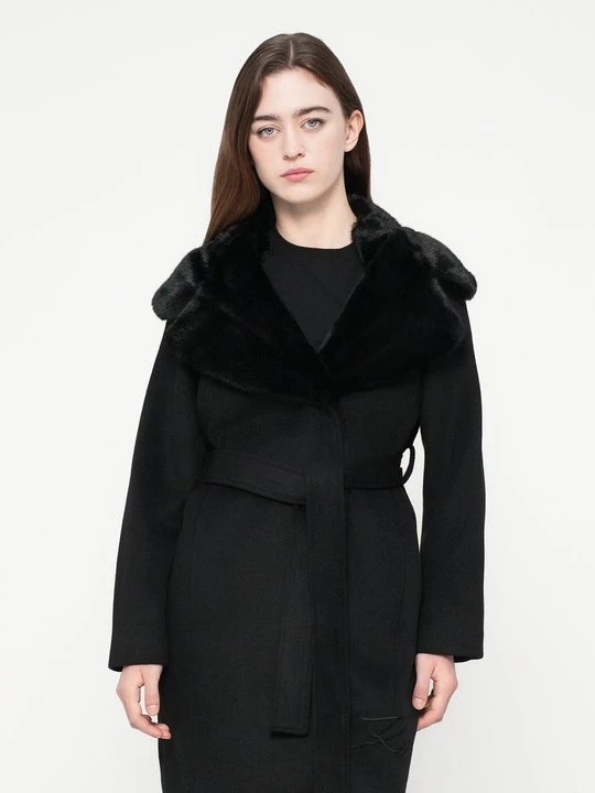 Obrázek produktu Klasický kabát KARL LAGERFELD černá