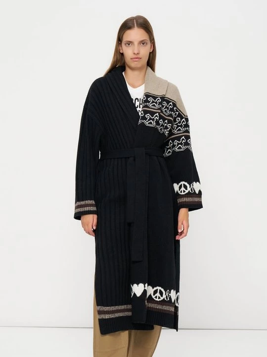 Obrázek produktu Klasický kabát MOSCHINO hnědá