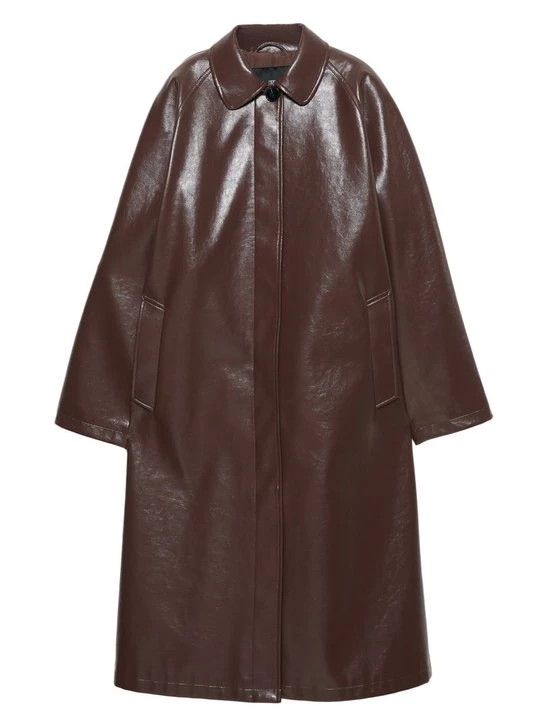 Obrázek produktu Klasický kabát PULL&BEAR bordeaux