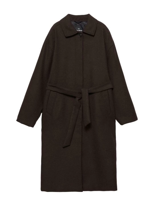Obrázek produktu Klasický kabát PULL&BEAR bordó