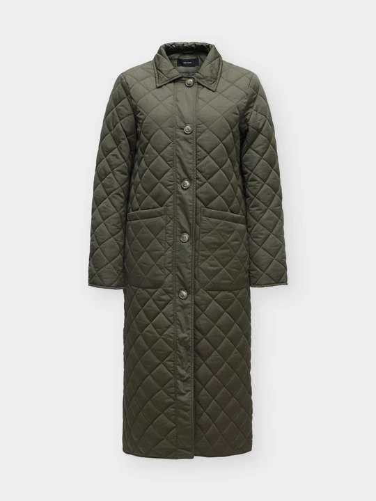 Obrázek produktu Klasický kabát Vero Moda tmavě zelená