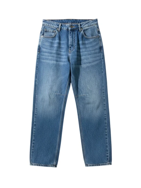 Obrázek produktu Kleidermafia Džíny 'Baggy Stitched Jeans - Blue' modrá