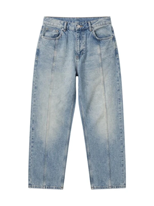 Obrázek produktu Kleidermafia Džíny 'Front Line Baggy Jeans - Light Blue' světlemodrá
