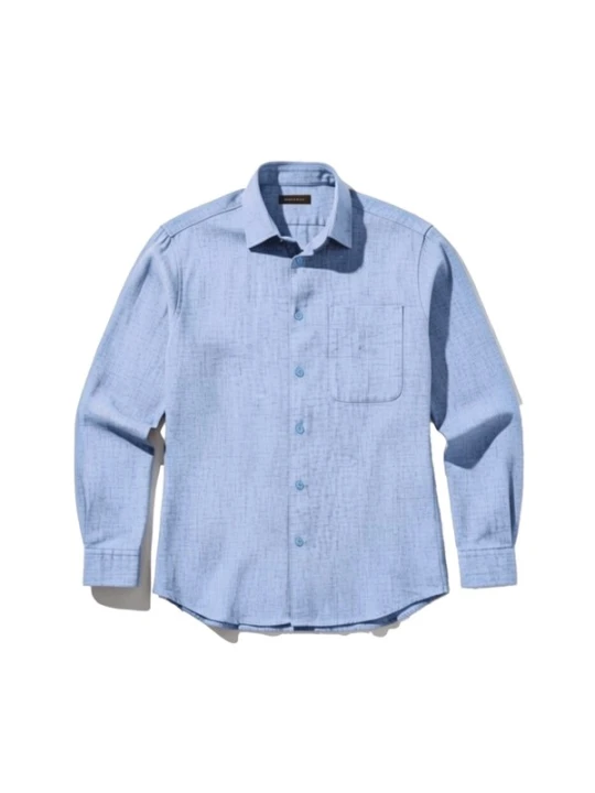 Obrázek produktu Kleidermafia Košile 'Regular Fit Cotton Pocket Shirt - Blue' modrá