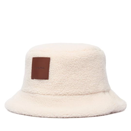 Obrázek produktu Klobouk Calvin Klein All-Over Sherpa W / Patch Bucket LV04F5097G Krémová