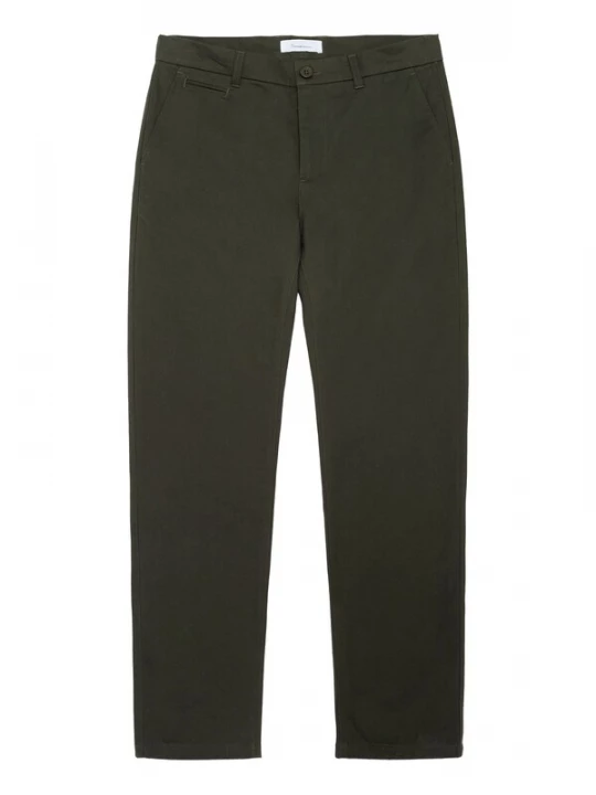 Obrázek produktu KnowledgeCotton Apparel Chino kalhoty 'Chuck'  tmavě zelená