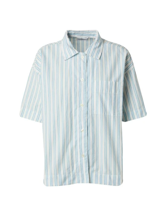 Obrázek produktu KnowledgeCotton Apparel Halenka azurová / bílá