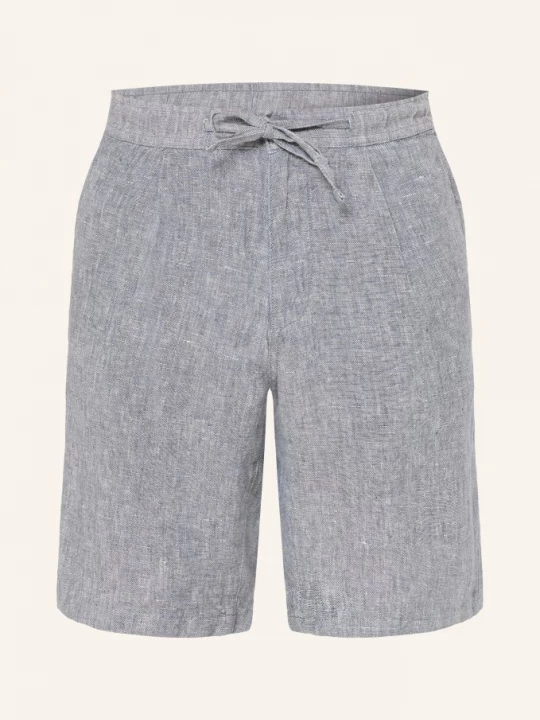 Obrázek produktu Knowledgecotton Apparel Lněné Šortky Fig Loose Fit modrá