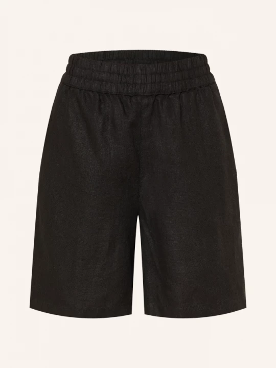 Obrázek produktu Knowledgecotton Apparel Lněné Šortky Posey černá