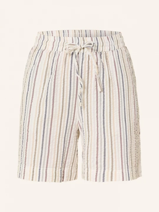 Obrázek produktu Knowledgecotton Apparel Šortky Posey režná / khaki / tmavě modrá