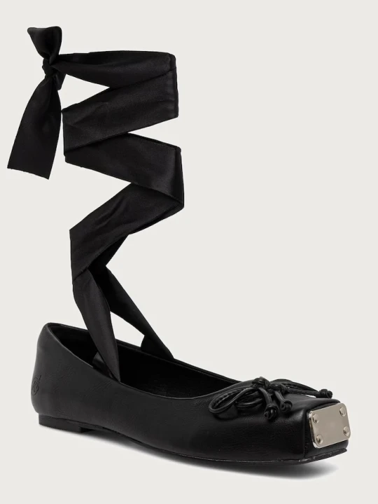 Obrázek produktu Koi Footwear baleríny BLITHE METAL TOE BALLET FLATS černá