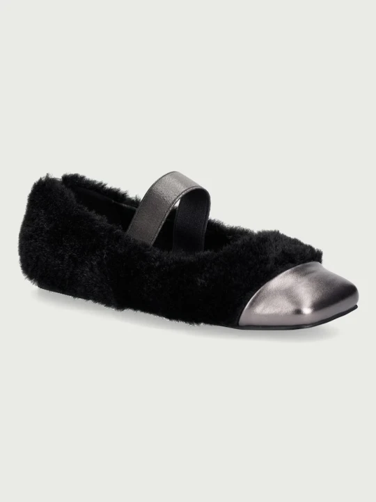 Obrázek produktu Koi Footwear baleríny MISTRAL FUR BALLET FLATS černá