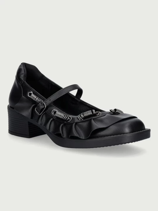 Obrázek produktu Koi Footwear baleríny Ruffle Chain Mary Janes černá