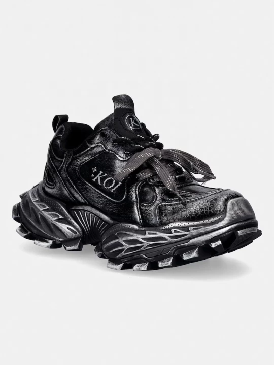 Obrázek produktu Koi Footwear Enigma Mega Chunky Trainers sneakers boty dámské černá