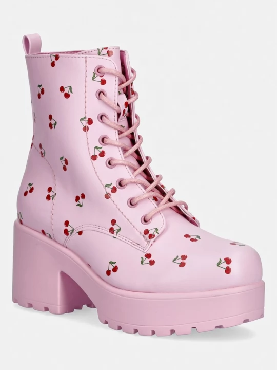 Obrázek produktu Koi Footwear Farmářky Koi Footwear Cherry Passion Platform Boots růžová