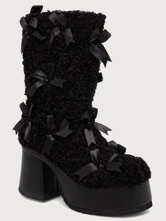 Obrázek produktu Koi Footwear kotníkové boty na sloupku dámské Kensei Shearling černá