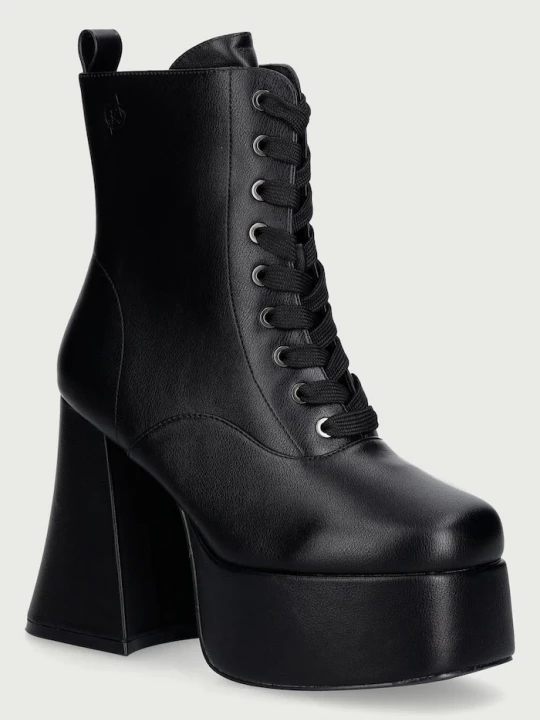 Obrázek produktu Koi Footwear kotníkové boty na sloupku dámské Reign Lace Up Platform černá