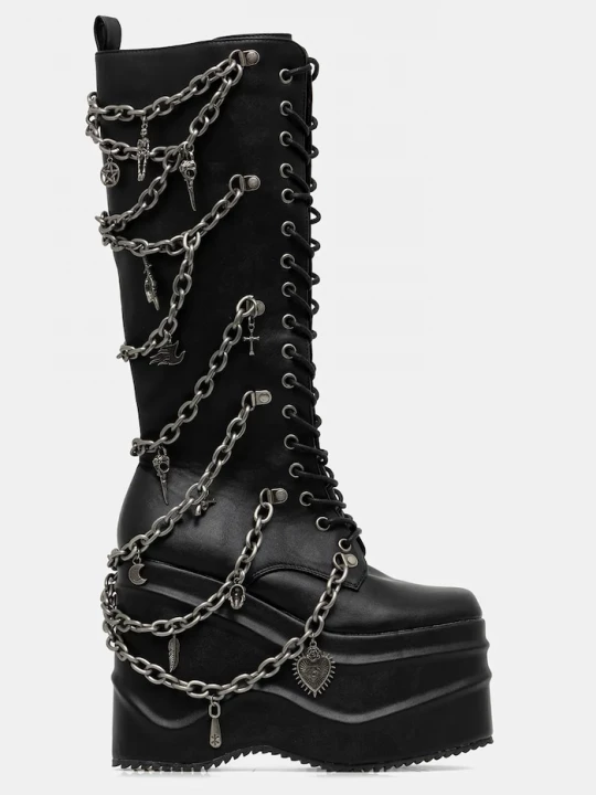 Obrázek produktu Koi Footwear Kozačky Koi Footwear The Amygdala černá