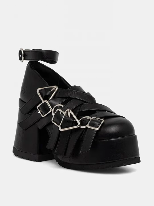Obrázek produktu Koi Footwear lodičky na sloupku Avalon Strappy Heeled Shoes černá