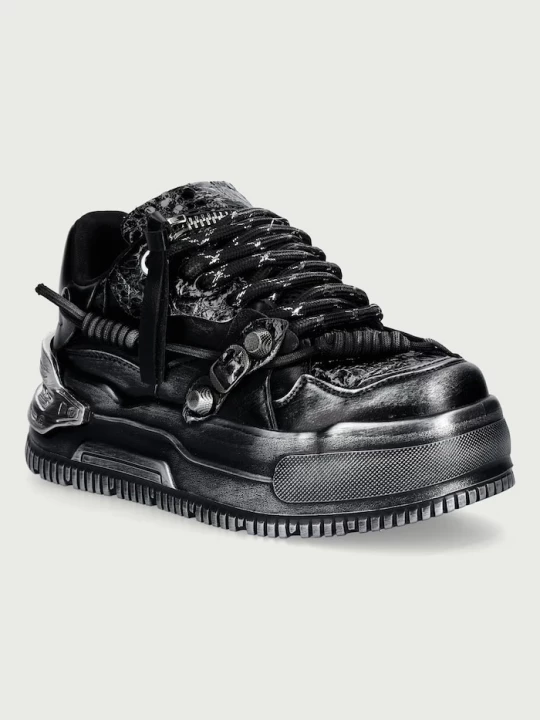 Obrázek produktu Koi Footwear Metamorphosis Distressed Platoform sneakers boty dámské černá