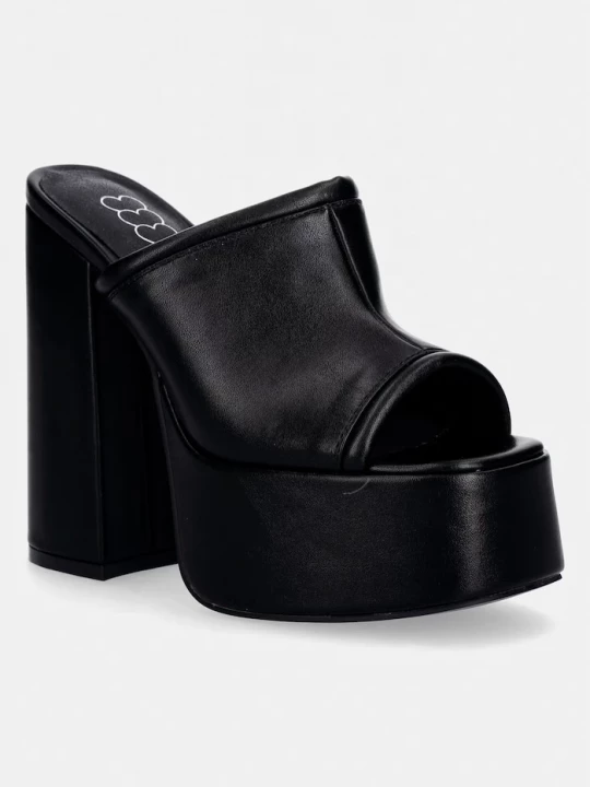 Obrázek produktu Koi Footwear Pantofle Koi Footwear Balsa Heeled Mules černá