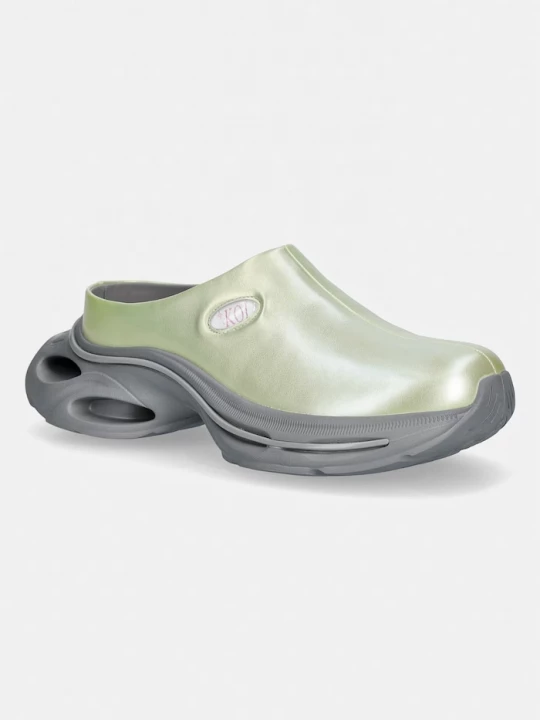 Obrázek produktu Koi Footwear pantofle nazouváky dámské Lime Waves Chunky Slip On zelená