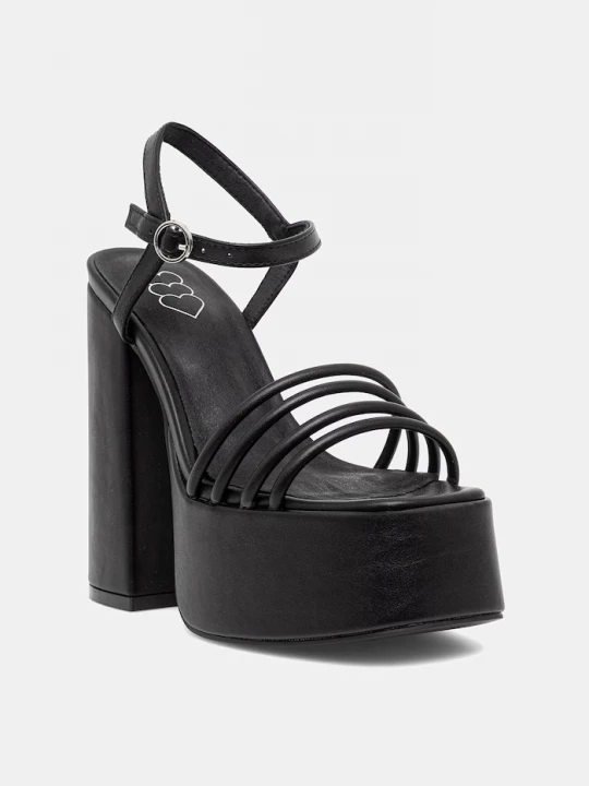 Obrázek produktu Koi Footwear sandály na sloupku Cosette Platform Strappy Heels černá