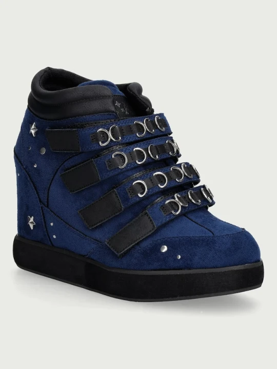 Obrázek produktu Koi Footwear SPIRE HI TOP WEDGE TRAINERS sneakers boty dámské námořnická modř