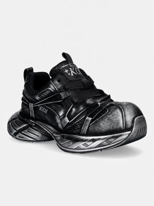 Obrázek produktu Koi Footwear Vortex Mega Chunky Trainers sneakers boty dámské černá