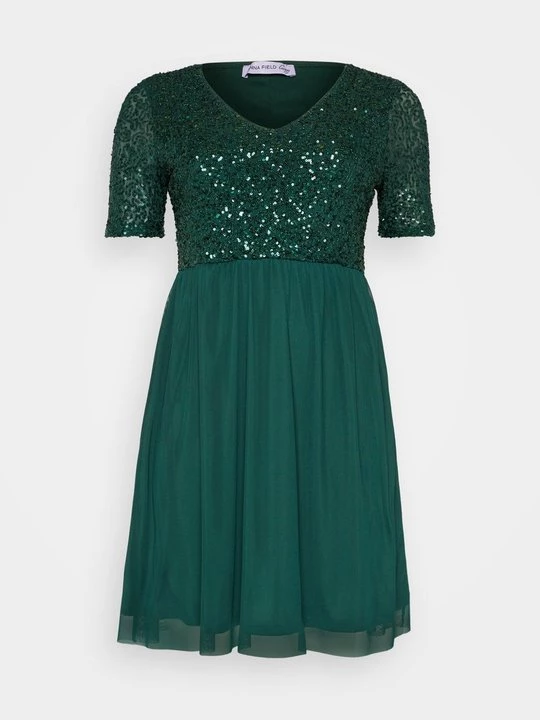 Obrázek produktu Koktejlové šaty / šaty na párty Anna Field Curvy By Zalando tmavě zelená