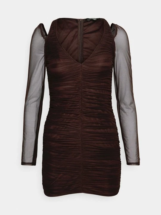 Obrázek produktu Koktejlové šaty / šaty na párty Missguided hnědá