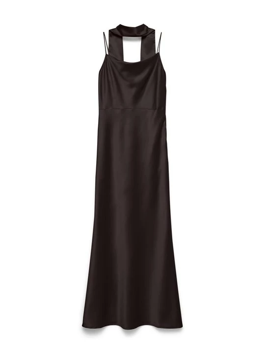 Obrázek produktu Koktejlové šaty / šaty na párty Vero Moda tmavě hnědá