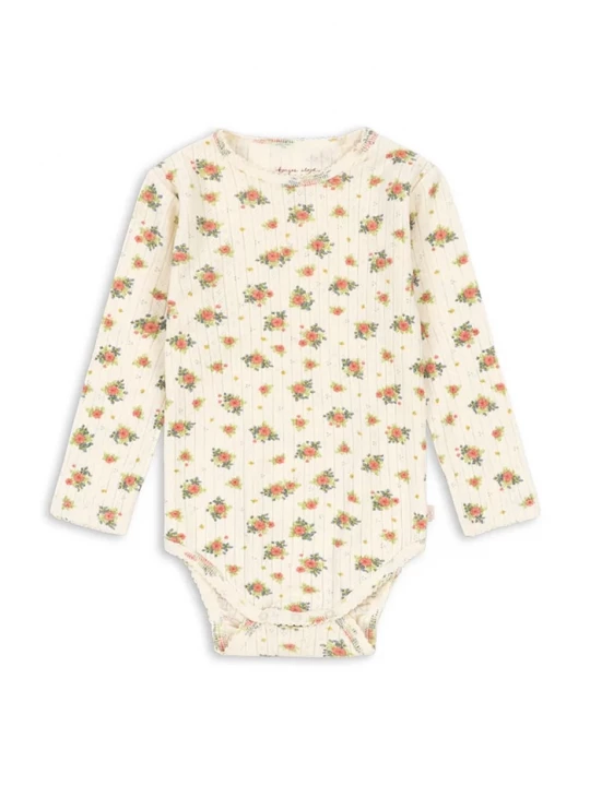 Obrázek produktu Konges Sløjd body dětské bavlněné MINNIE BODY GOTS béžová