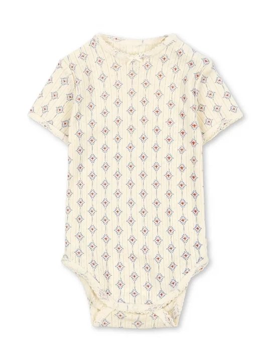 Obrázek produktu Konges Sløjd body kojenecké bavlněné MINNIE SS BODY GOTS béžová