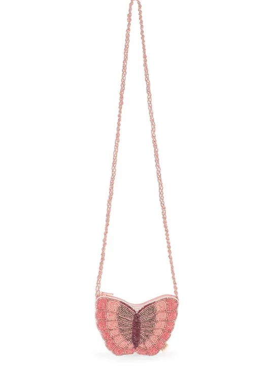 Obrázek produktu Konges Sløjd crossbody kabelka dětská BUTTERFLY BEADED BAG růžová
