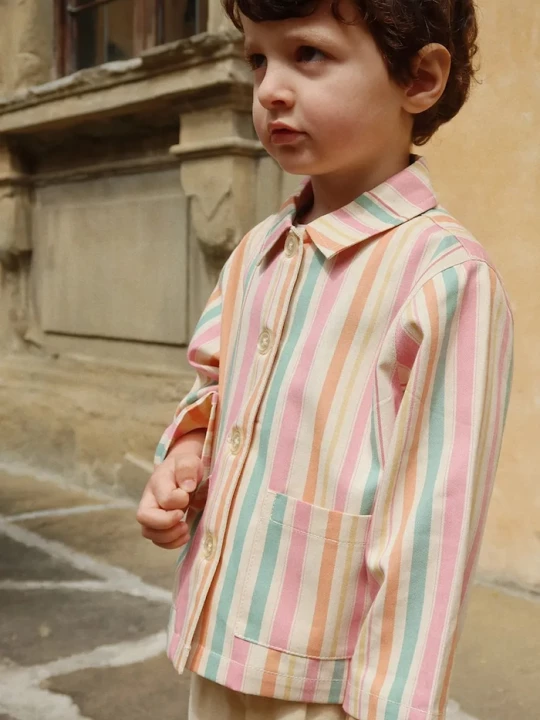Obrázek produktu Konges Sløjd Dětská bavlněná bunda Konges Sløjd FRANKIE SHIRT JACKET GOTS
