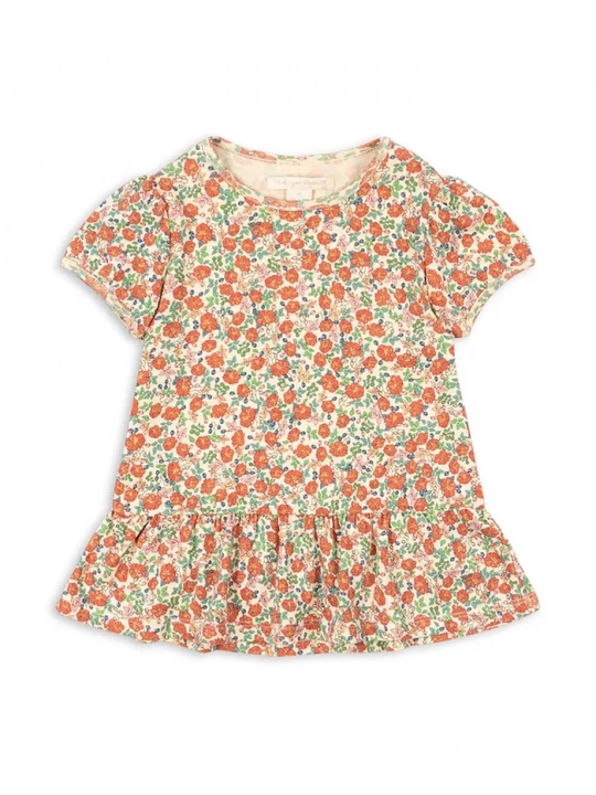 Obrázek produktu Konges Sløjd Dětská bavlněná halenka Konges Sløjd CLASSIC TEE GOTS oranžová