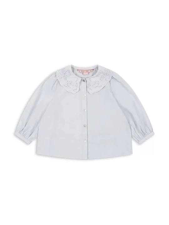 Obrázek produktu Konges Sløjd Dětská bavlněná košile Konges Sløjd RILO COLLAR SHIRT GOTS modrá