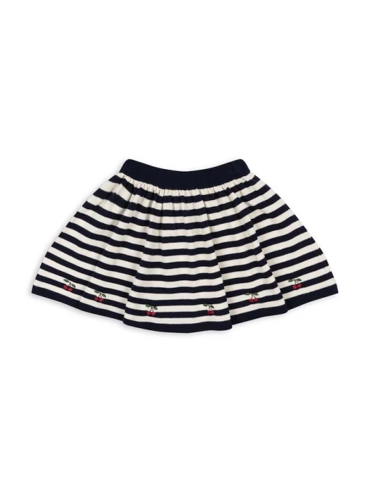 Obrázek produktu Konges Sløjd Dětská bavlněná sukně Konges Sløjd VENTON KNIT SKIRT GOTS námořnická modř