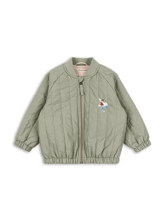 Obrázek produktu Konges Sløjd Dětská bomber bunda Konges Sløjd JUNO SEQUIN BOMBER JACKET béžová