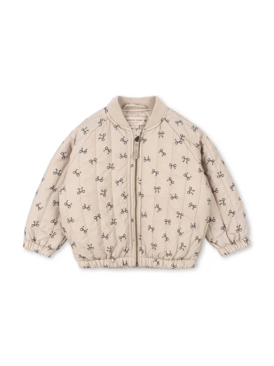 Obrázek produktu Konges Sløjd Dětská bunda Konges Sløjd JUNO PRINTED BOMBER JACKET zelená