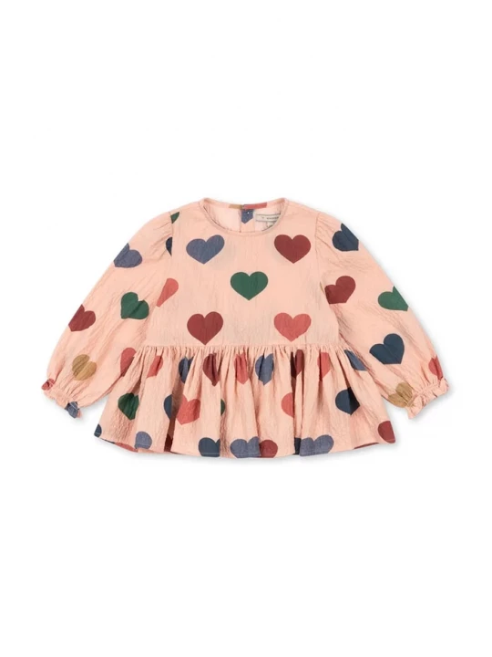 Obrázek produktu Konges Sløjd Dětská halenka Konges Sløjd ELIN BLOUSE GOTS růžová