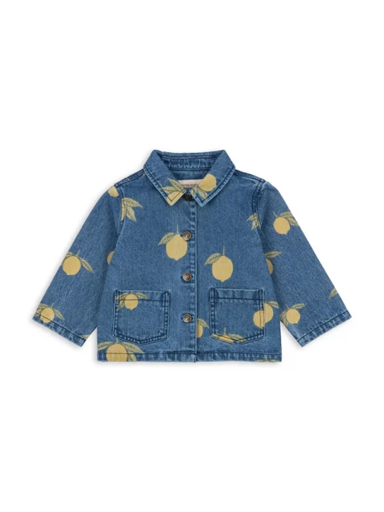 Obrázek produktu Konges Sløjd Dětská riflová bunda Konges Sløjd MAGOT JACKET GOTS námořnická modř